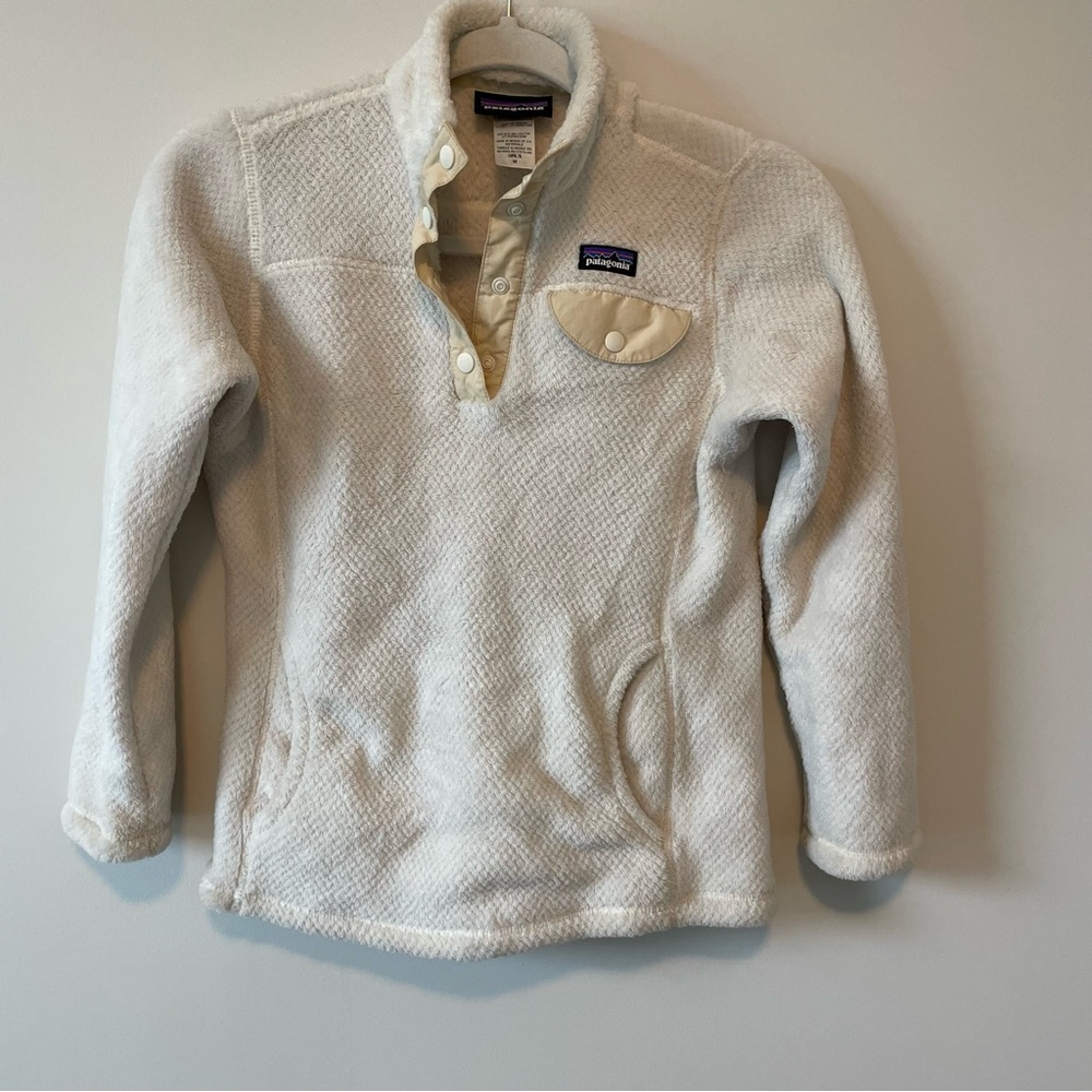 Kids (girls) Re-Tool Cream Patagonia Pull-over